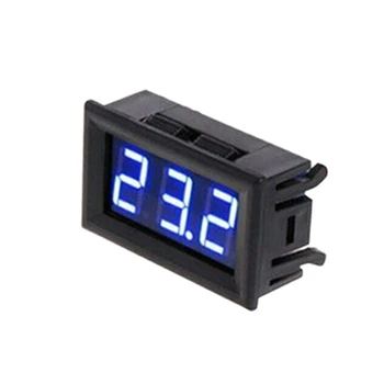 Термометр со светодиодным цифровым дисплеем постоянного тока 12 В-50-110 Градусов Цельсия, измеритель температуры автомобиля, транспортное средство