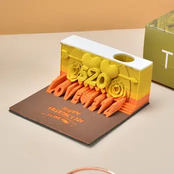 Вселенная Храма и замка 3D Резьба Стикеры Бумага для сообщений Поделки ручной работы Diy Memo Бумага для заметок Почтовые Заметки Самоклеящиеся