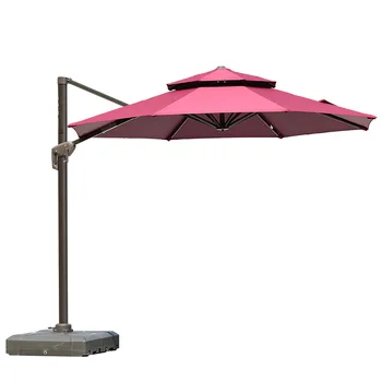 Открытый зонт от солнца, зонт во дворе, большой зонт на шесте, зонт для лошади, открытый зонт, зонт от солнца, модный