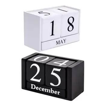 Блок календаря обратного отсчета свадьбы, деревянный календарь обратного отсчета, настольный календарь, деревянный блок для украшения домашнего офиса, декор рабочего стола