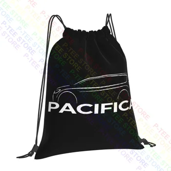 Сумки на шнурках Chrysler Pacifica Silhouette, спортивная сумка, винтажная креативная Гимнастическая сумка, Сумки для путешествий