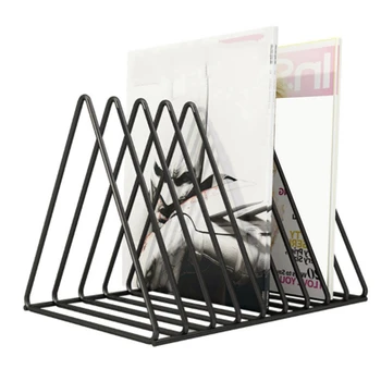 2X Стеллаж для хранения виниловых пластинок CD, журналов, альбомов, Многофункциональная Вертикальная Креативная Коллекция европейского искусства