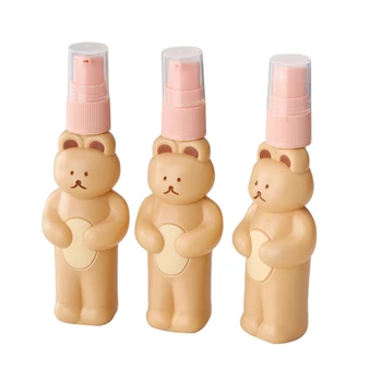 Мини-пресс для бутылок с шампунем, дозатор контейнеров для шампуня, многоразовые бутылки, бутылочки для лосьона в форме медведя