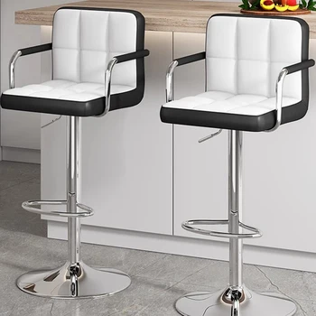 Эстетичные удобные барные стулья Офисные Барные стулья для ресторана Скандинавской высоты со спинкой Наборы садовой мебели для балкона Banqueta