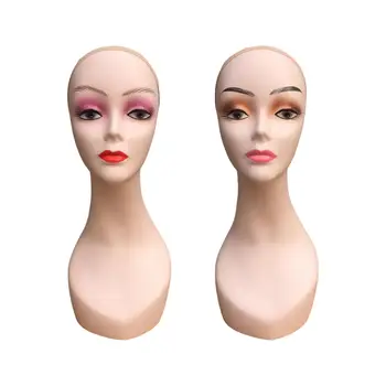 Женская лысая голова манекена, прочный держатель для парика для головных уборов, шиньонов, очков