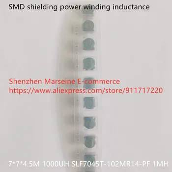 Оригинальная новая 100% SMD экранирующая индуктивность силовой обмотки 7*7*4.5 ММ 1000UH SLF7045T-102MR14-PF 1MH