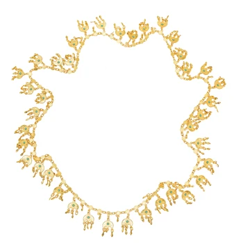 Золотые женские наплечные цепочки с кисточками, Цыганский этнический сплав, резное заявление, Турецкие украшения для тела, богемные подвески, наплечные цепочки