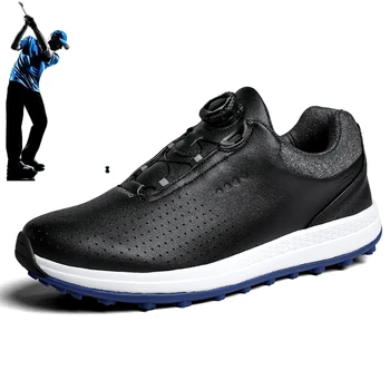 Обувь для гольфа Мужская Профессиональная уличная комфортная спортивная обувь для фитнеса и гольфа Мужская спортивная обувь для ходьбы 39-47 размера