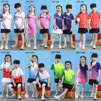 Детские футболки для бадминтона и настольного тенниса, футболки для бега для мальчиков, спортивная одежда для детей, новинка