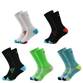 Высококачественные новые футбольные носки, мужские и женские спортивные носки, нескользящие футбольные баскетбольные носки