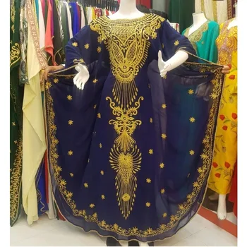 Длинное арабско-марокканское платье Farasha в Дубае, длинное платье с цветочным рисунком, модный тренд